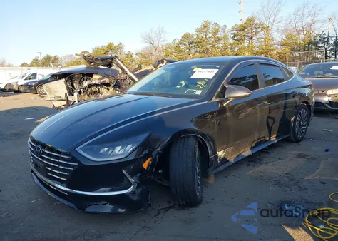 2020 Hyundai Sonata Hybrid Sel из США, поврежденный, VIN KMHL34JJ8LA011664